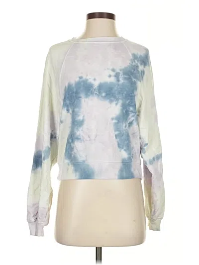 Pre-owned American Eagle Outfitters Long Sleeve T-shirt In White