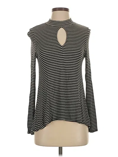 Pre-owned American Eagle Outfitters Long Sleeve Turtleneck In Black