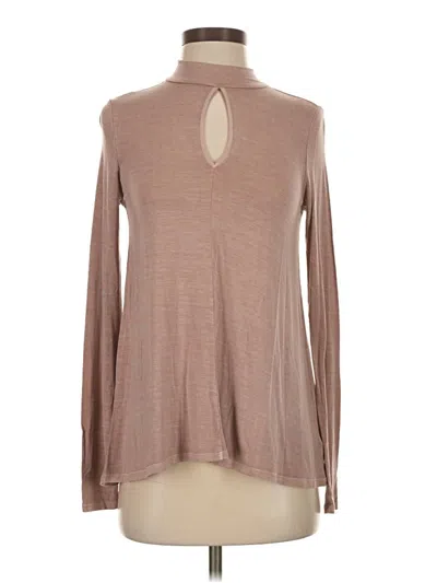 American Eagle Outfitters Long Sleeve Turtleneck In Brown