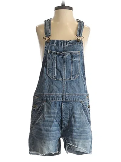 Pre-owned American Eagle Outfitters Overall Shorts In Blue