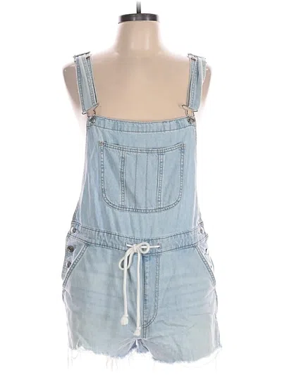 Pre-owned American Eagle Outfitters Overall Shorts In Blue