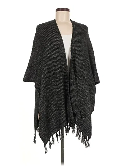Pre-owned American Eagle Outfitters Poncho In Gray