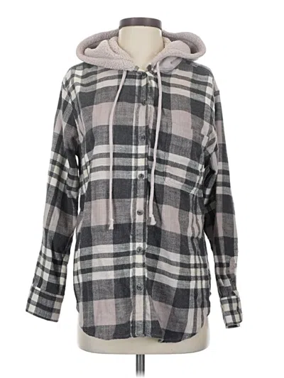 Pre-owned American Eagle Outfitters Poncho In Gray
