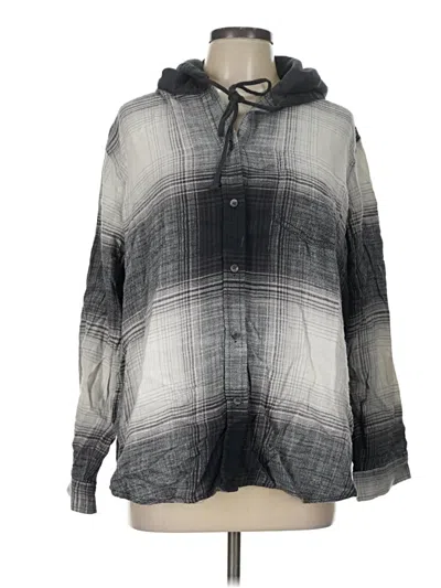 Pre-owned American Eagle Outfitters Poncho In Gray