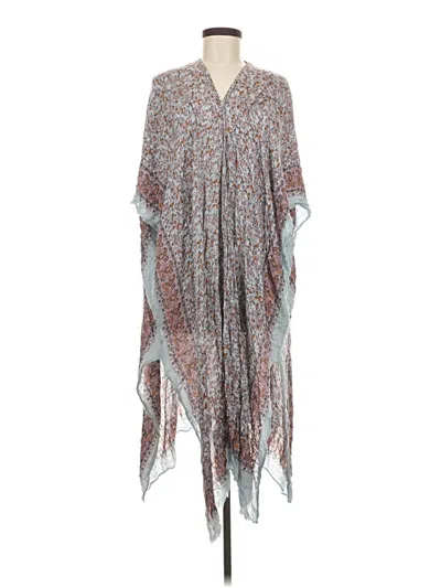 Pre-owned American Eagle Outfitters Poncho In Gray