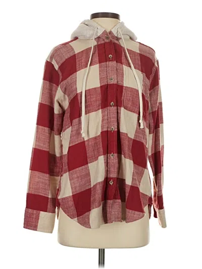 Pre-owned American Eagle Outfitters Poncho In Red