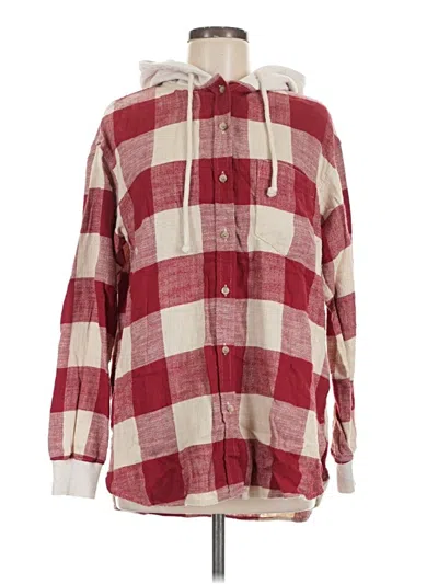 Pre-owned American Eagle Outfitters Poncho In Red