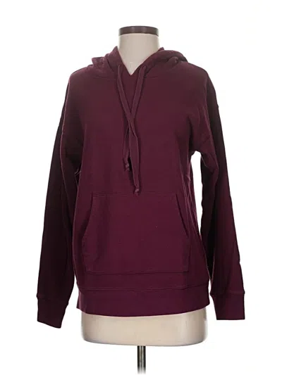 Pre-owned American Eagle Outfitters Pullover Hoodie In Burgundy