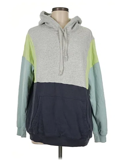 Pre-owned American Eagle Outfitters Pullover Hoodie In Gray