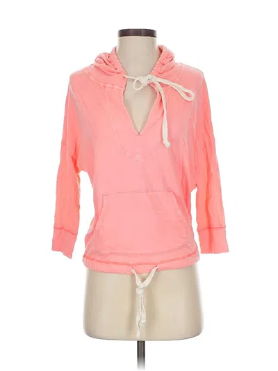 Pre-owned American Eagle Outfitters Pullover Hoodie In Pink
