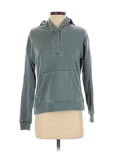 Pre-owned American Eagle Outfitters Pullover Hoodie In Teal
