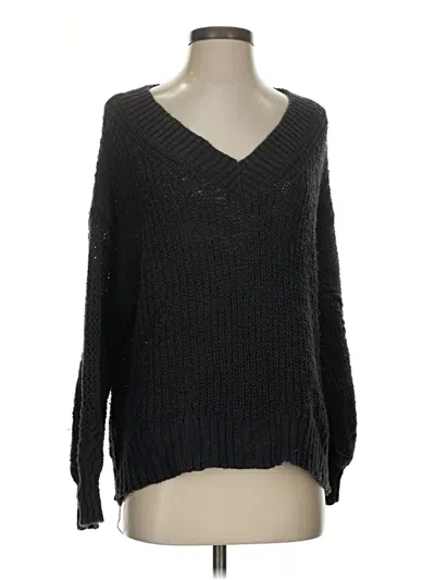 Pre-owned American Eagle Outfitters Pullover Sweater In Black