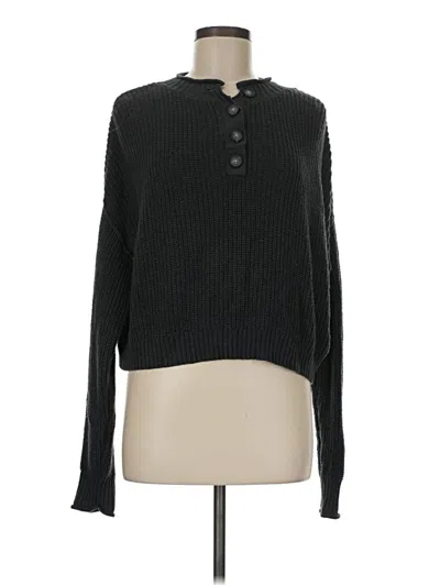 Pre-owned American Eagle Outfitters Pullover Sweater In Black