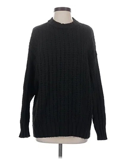 Pre-owned American Eagle Outfitters Pullover Sweater In Black
