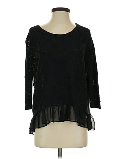 Pre-owned American Eagle Outfitters Pullover Sweater In Black