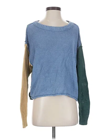 Pre-owned American Eagle Outfitters Pullover Sweater In Blue