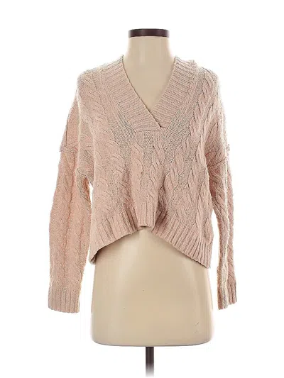 Pre-owned American Eagle Outfitters Pullover Sweater In Brown