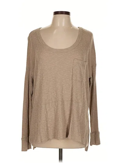 Pre-owned American Eagle Outfitters Pullover Sweater In Brown