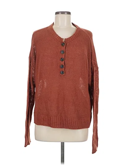 Pre-owned American Eagle Outfitters Pullover Sweater In Brown