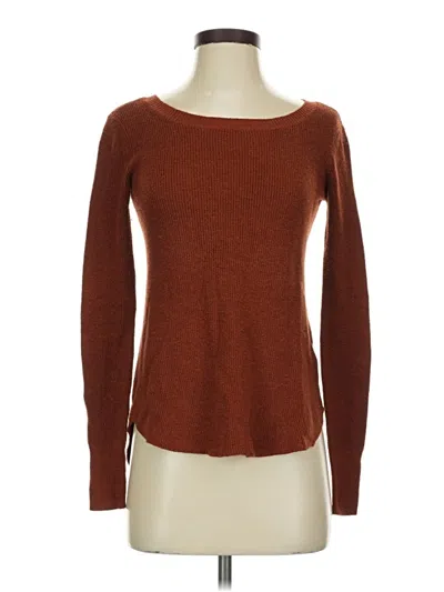 Pre-owned American Eagle Outfitters Pullover Sweater In Brown