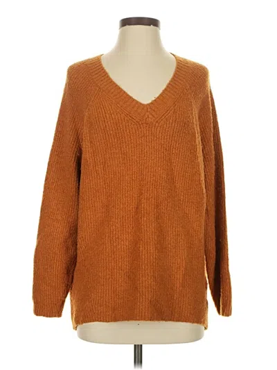 Pre-owned American Eagle Outfitters Pullover Sweater In Brown