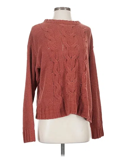 Pre-owned American Eagle Outfitters Pullover Sweater In Brown