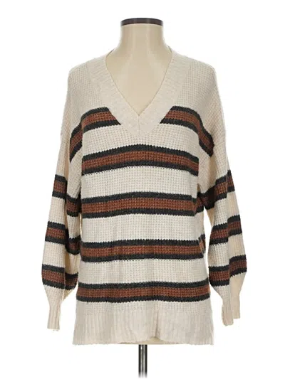 Pre-owned American Eagle Outfitters Pullover Sweater In Brown