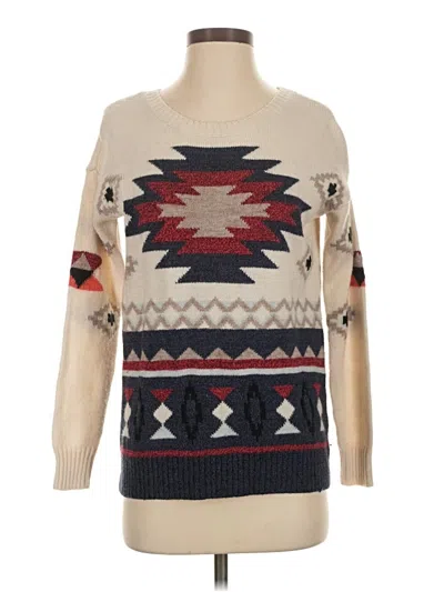 Pre-owned American Eagle Outfitters Pullover Sweater In Brown