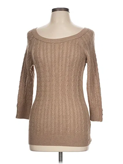 Pre-owned American Eagle Outfitters Pullover Sweater In Brown