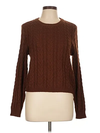 Pre-owned American Eagle Outfitters Pullover Sweater In Brown