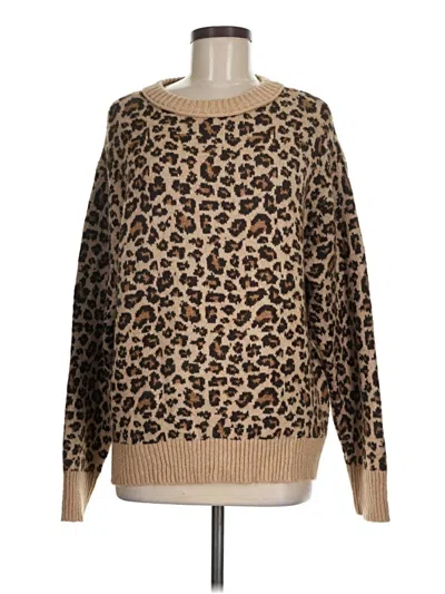 Pre-owned American Eagle Outfitters Pullover Sweater In Brown