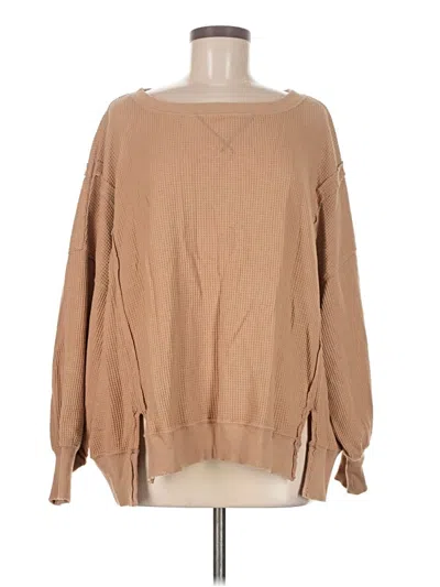 Pre-owned American Eagle Outfitters Pullover Sweater In Brown