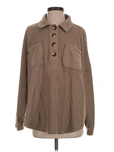 Pre-owned American Eagle Outfitters Pullover Sweater In Brown