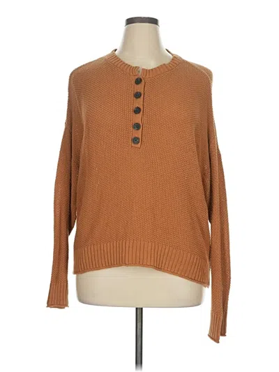 Pre-owned American Eagle Outfitters Pullover Sweater In Brown