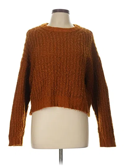 Pre-owned American Eagle Outfitters Pullover Sweater In Brown