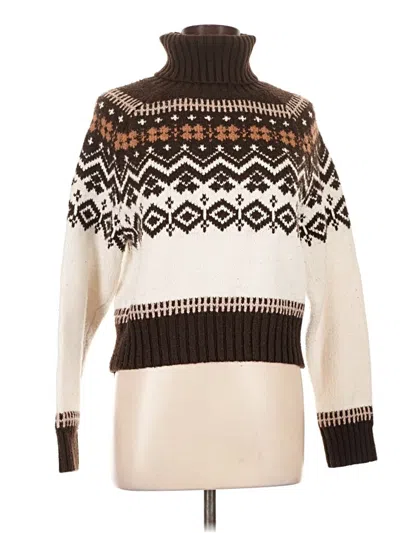 Pre-owned American Eagle Outfitters Pullover Sweater In Brown