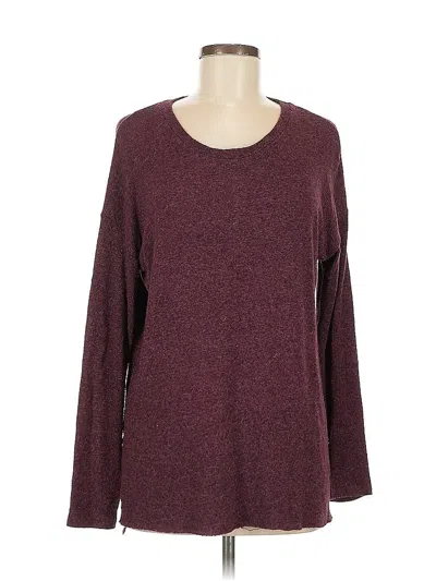 Pre-owned American Eagle Outfitters Pullover Sweater In Burgundy