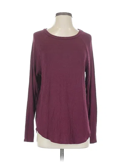Pre-owned American Eagle Outfitters Pullover Sweater In Burgundy