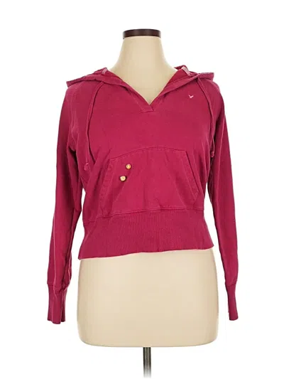 Pre-owned American Eagle Outfitters Pullover Sweater In Burgundy