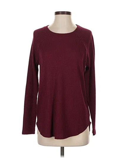 Pre-owned American Eagle Outfitters Pullover Sweater In Burgundy