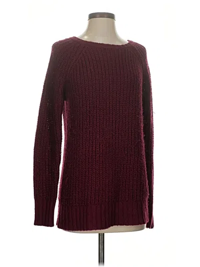 Pre-owned American Eagle Outfitters Pullover Sweater In Burgundy