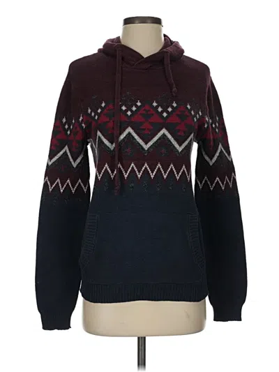 Pre-owned American Eagle Outfitters Pullover Sweater In Burgundy