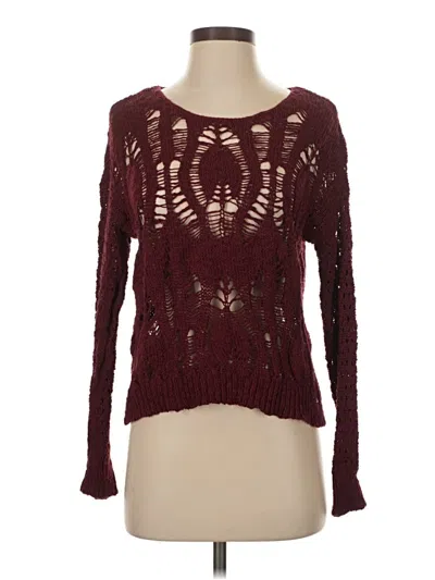 American Eagle Outfitters Pullover Sweater In Burgundy