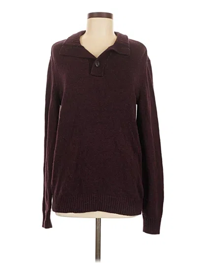 Pre-owned American Eagle Outfitters Pullover Sweater In Burgundy