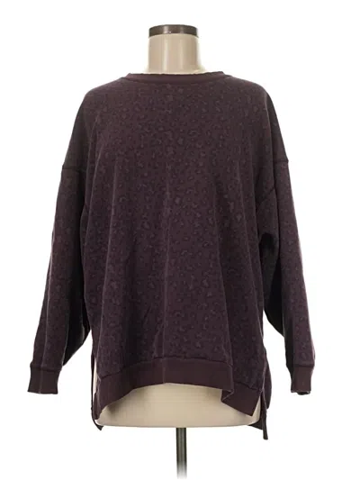 Pre-owned American Eagle Outfitters Pullover Sweater In Burgundy