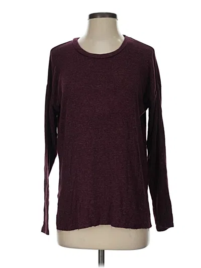 Pre-owned American Eagle Outfitters Pullover Sweater In Burgundy