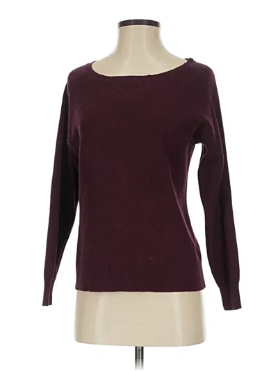 Pre-owned American Eagle Outfitters Pullover Sweater In Burgundy