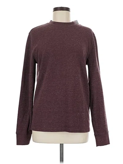 Pre-owned American Eagle Outfitters Pullover Sweater In Burgundy