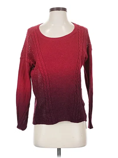 Pre-owned American Eagle Outfitters Pullover Sweater In Burgundy