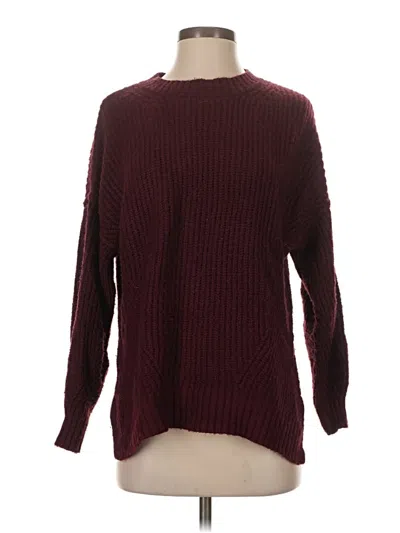 Pre-owned American Eagle Outfitters Pullover Sweater In Burgundy